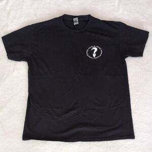 Werra Foxma Black Graphic T-Shirt, Men's L